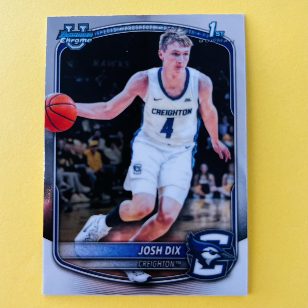 2025/26 Bowman Chrome U Josh Dix 1st Bowman Creighton BCP-17